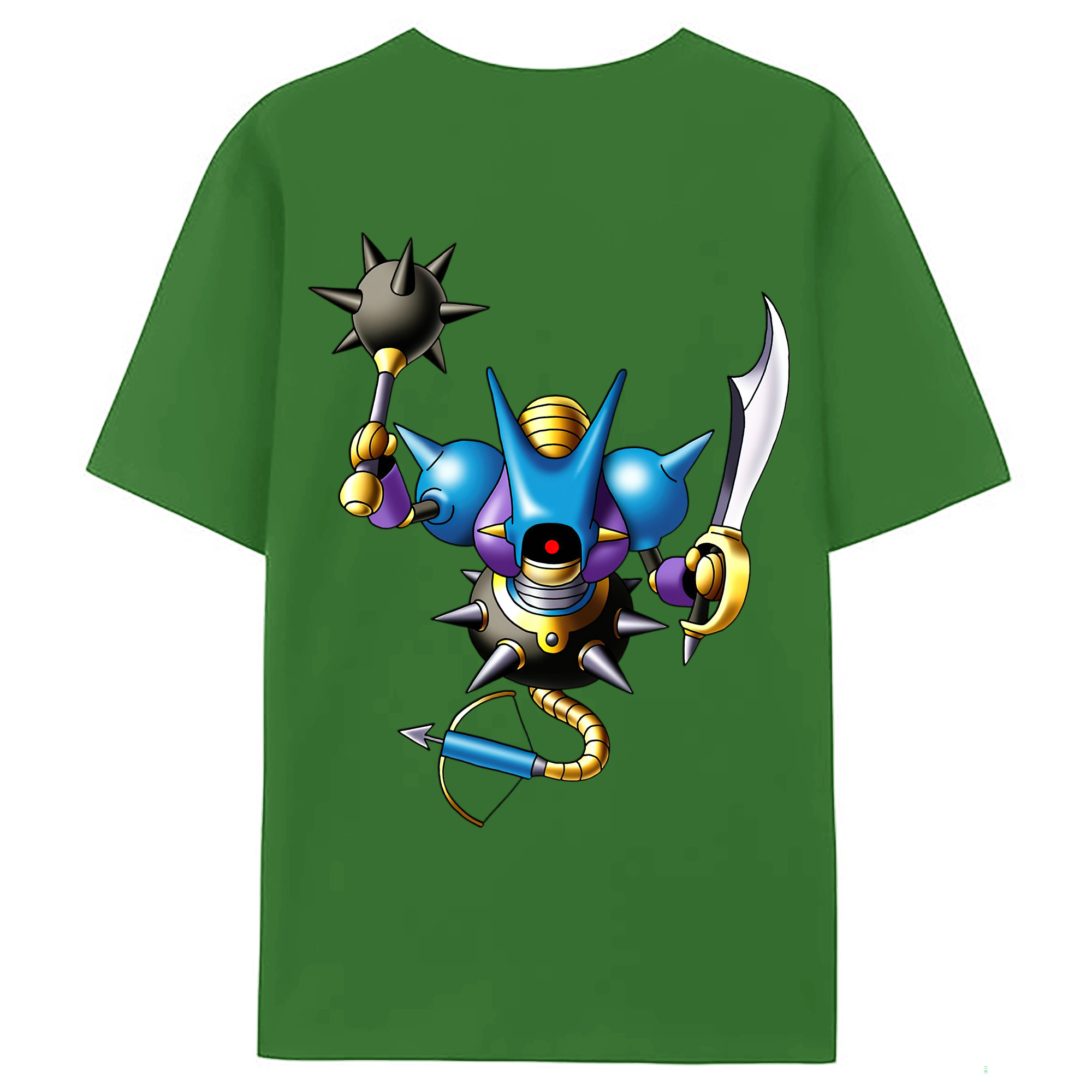 （画像用） ドラゴンクエスト Doragon Kuesuto Dragon Quest レディース半袖Tシャツ(バックプリント)